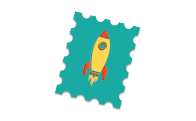 stamp in the footer